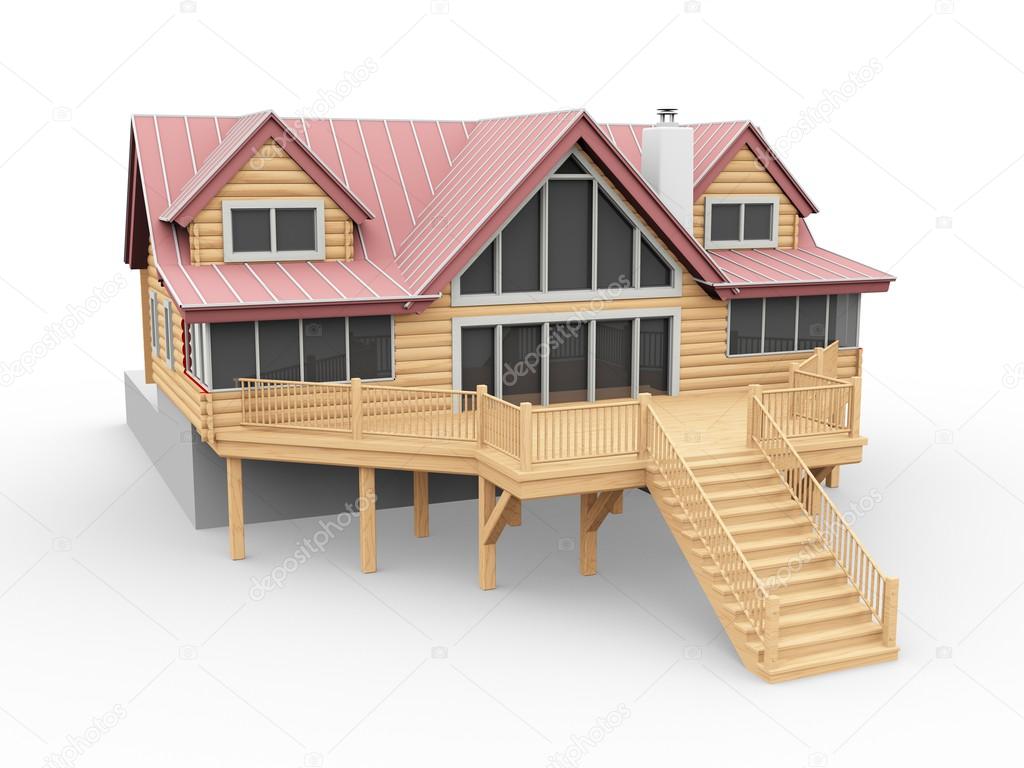 Wood house