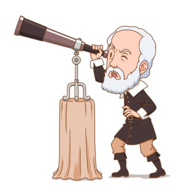 Gökbilimci Galileo 'nun çizgi film karakteri.