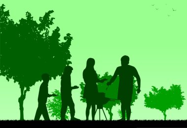 Aile Barbekü ve Bahçe piknik