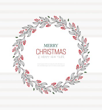 Kullanımı kolay bir Noel çerçevesi. 