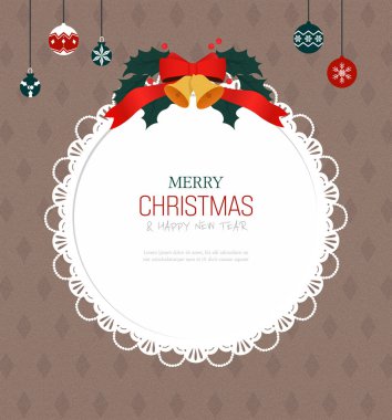 Kullanımı kolay bir Noel çerçevesi. 