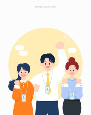 Illustration of business people design