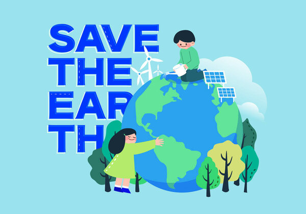 Глобальная коллекция типографики по охране окружающей среды