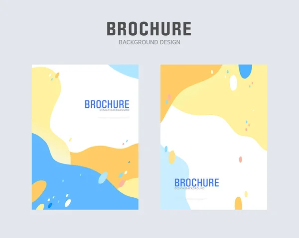 Brochure Background Illustration Set — 스톡 벡터