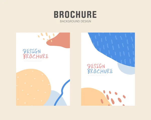 Brochure Background Illustration Set — 스톡 벡터