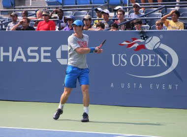 Grand slam şampiyonu andy murray uygulamaları bizim için açık louis armstrong Stadı'nda billie jean king Ulusal Tenis Merkezi