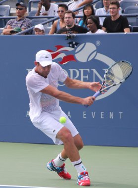 Grand slam şampiyonu andy roddick uygulamaları bizim için billie jean king Ulusal Tenis Merkezi'ni açın.