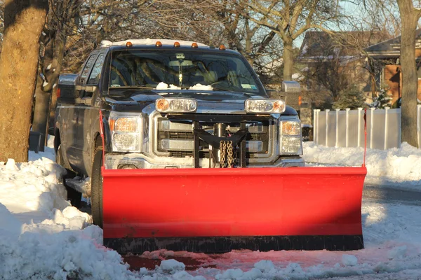 Ciudad de Nueva York listo para su limpieza el 9 de febrero de 2013 en Brooklyn, NY después de la masiva tormenta de nieve Nemo golpea el noreste —  Fotos de Stock