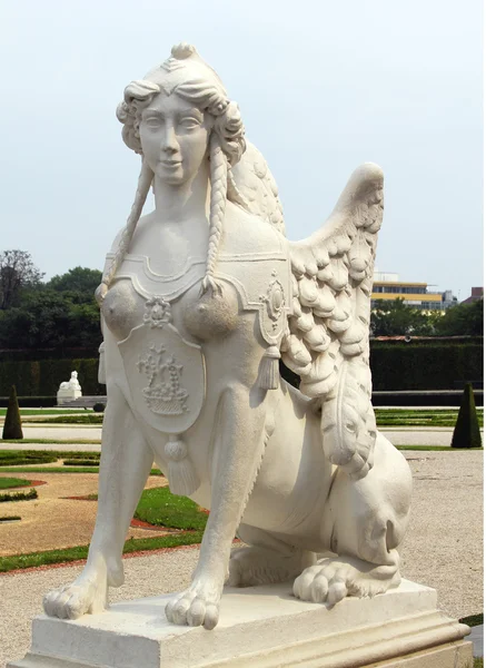 Sphinx statue in Belvedere palace ,Vienna — Stock Photo, Image