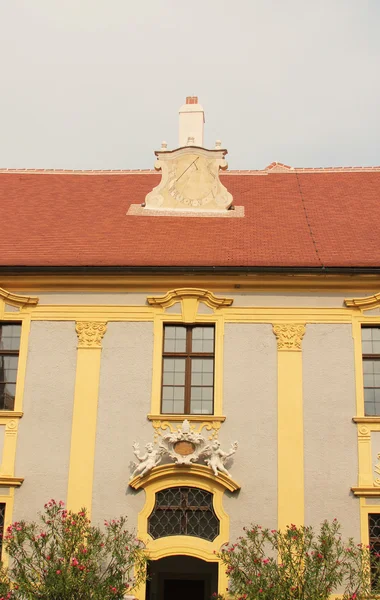 A bela abadia de Durnstein, detalhes arquitetônicos — Fotografia de Stock