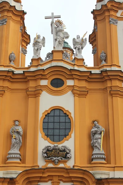 Detalhes da Igreja da Abadia de Melk na Baixa Áustria — Fotografia de Stock