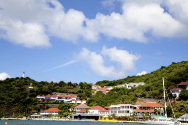 Gustavia harbor, st. barths, Fransız Batı Hindistan