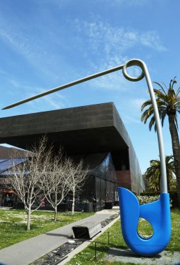 koridor PIN mavi pop sanat heykel tarafından claes oldenburg san Francisco de genç Müzesi