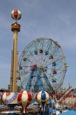merak tekerlek coney Adası eğlence parkı