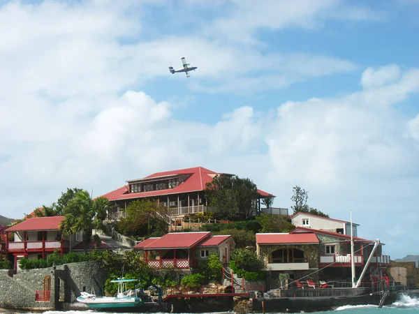 The beautiful Eden Rock hotel at St Barths, French West Indies — Stock Photo, Image