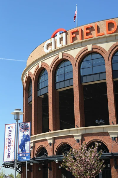 Citi Field, casa do time de beisebol da grande liga New York Mets em Flushing, NY . — Fotografia de Stock