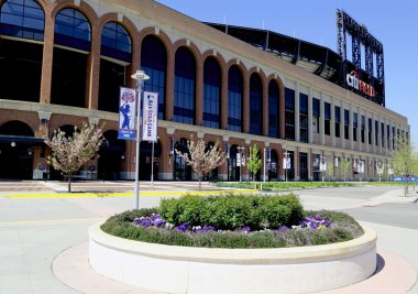 New york mets ünlüler citi Field'deki kızarma, ny