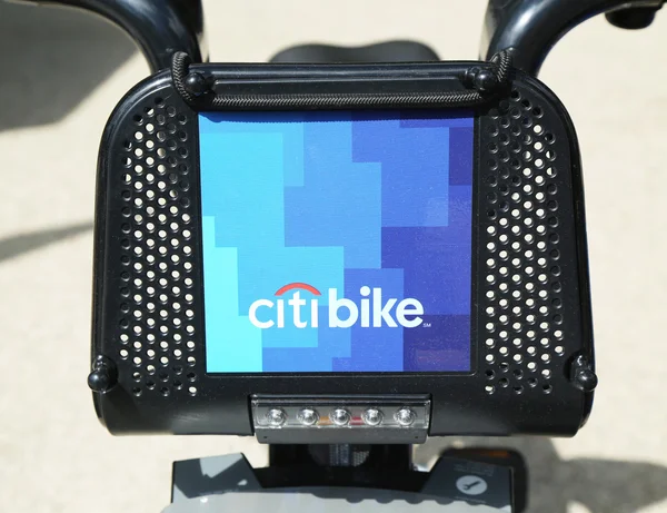 Citi bike bereit für das Geschäft in New York — Stockfoto