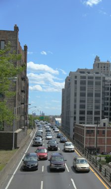 brooklyn-kraliçeler expressway New York'ta trafik
