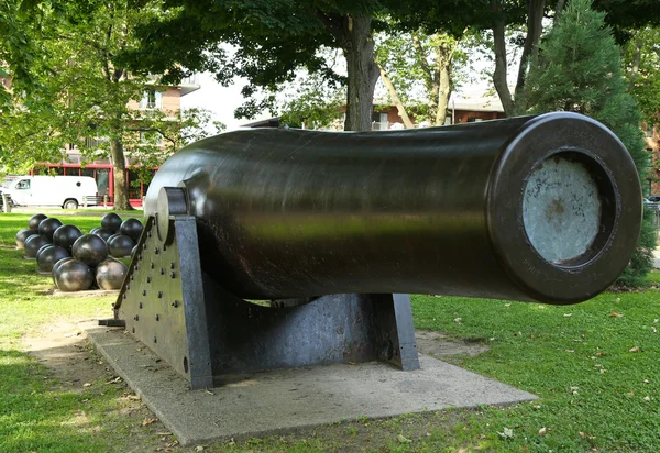 20 inch parrott kanon op baai ridge gebied van brooklyn — Stockfoto