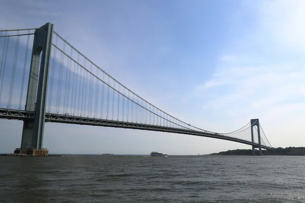 New York'ta Verrazano Köprüsü — Stok fotoğraf