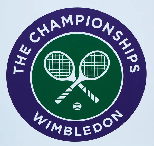 Wimbledon tennis championship emblem Stock Photo