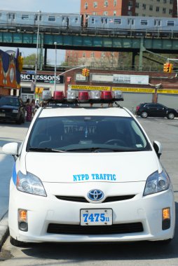 Brooklyn, ny polis trafik kontrol aracı