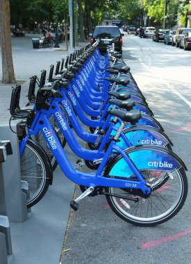 Citi Bisiklet istasyonu Manhattan