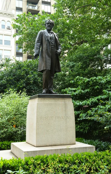 Roscoe Conkling szobor, a Madison Square Park — Stock Fotó