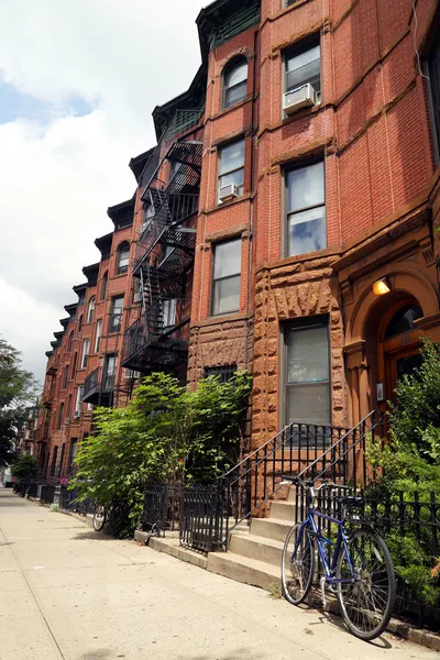 New York City brownstones — Stock Photo, Image