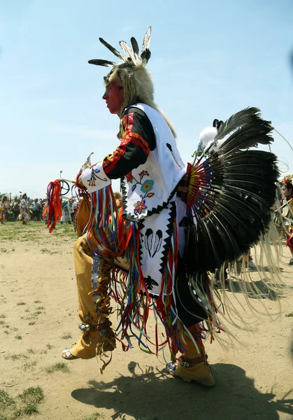 브루클린에서 뉴욕 펑 와우에 미확인된 원주민 댄서 — 스톡 사진