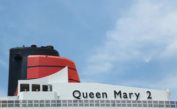 Queen Mary 2 Cruise ship detail — стоковое фото