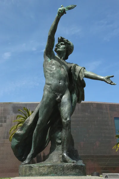 Statyn högtidlighöll Kalifornien midvintern internationella utläggningen av 1894 på golden gate park i san francisco — Stockfoto