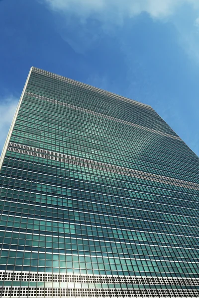 El edificio de las Naciones Unidas en Manhattan — Foto de Stock