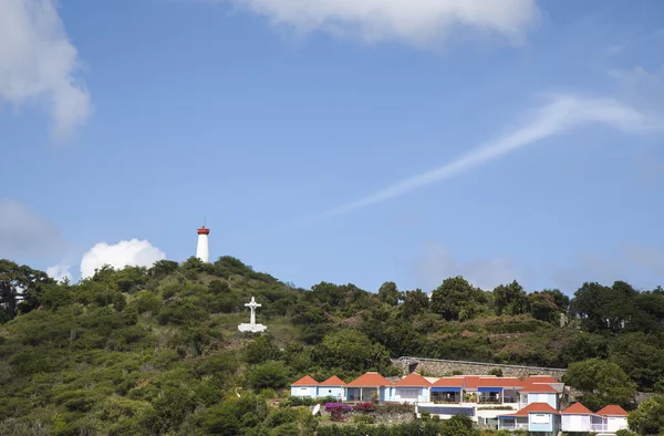 Gustavia přístav, st. barts, francouzský západ indies — Stock fotografie