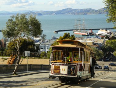ünlü teleferik san Francisco, ABD