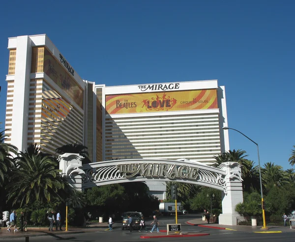 Mirage casino på las vegas strip — Stockfoto
