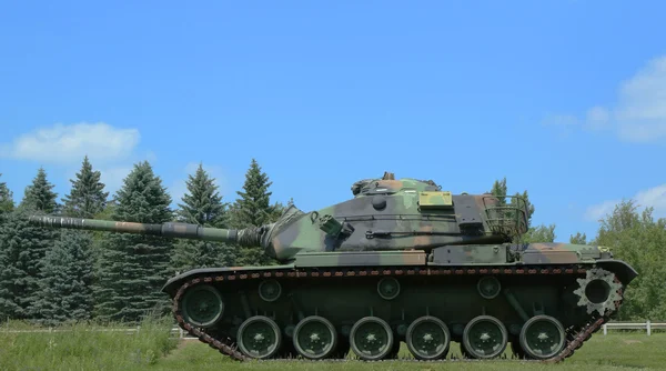 M-60 tank at the Vietnam War Memorial in Bangor, Maine — Stock Photo, Image