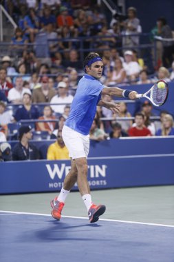 on yedi kez Grand slam şampiyonu roger federer, bize onun dördüncü turda maç sırasında açık 2013 tommy robredo karşı