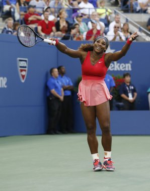 on yedi kez grand slam şampiyonu serena williams bize onu final maçı sırasında açık 2013 victoria Azarenka'ya karşı