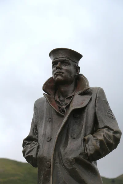 The Lone Sailor statue in San Francisco — Stock Photo, Image