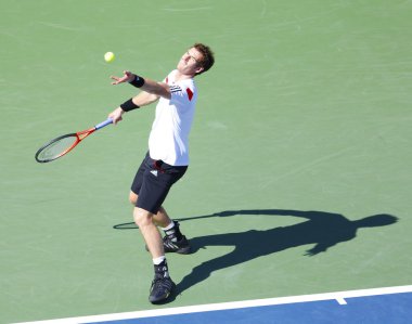 tenisçi andy murray bize çeyrek final maçında sırasında 2013 stanislas wawrinka karşı açık