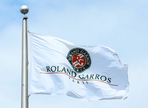 La bandera de Roland Garros — Foto de Stock