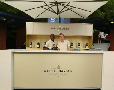 Moet ve chandon Ulusal Tenis merkezinde bize sırasında açık 2013 Teras