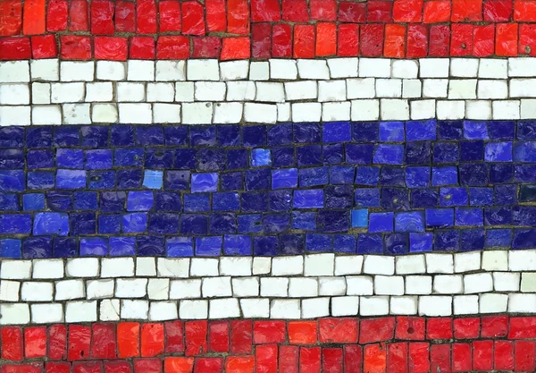 Thailand flagga i mosaik — Stockfoto