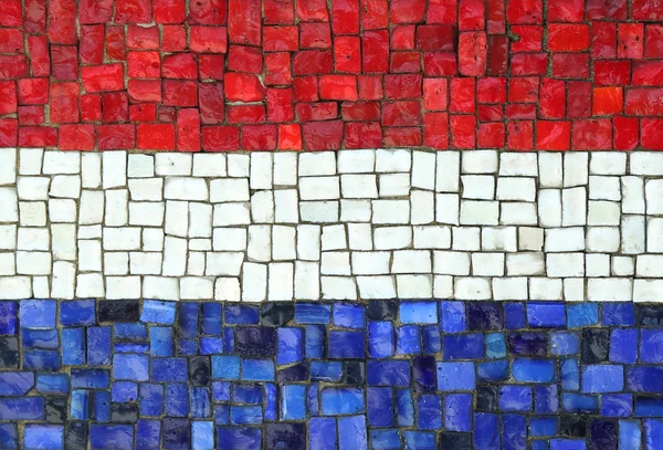 荷兰国旗镶嵌的王国 — 图库照片