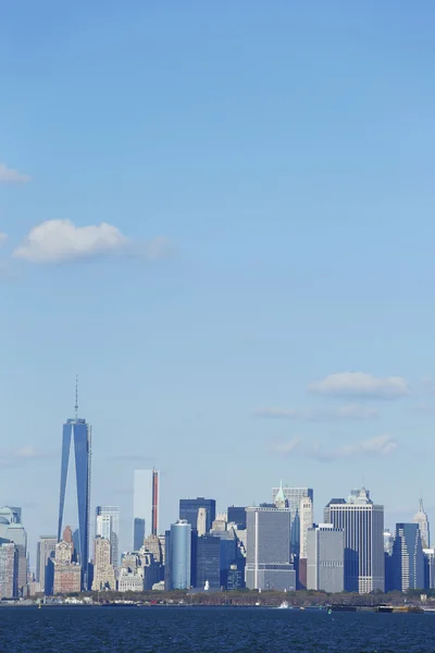 Lower Manhattan skyline panorama — Stock Photo, Image