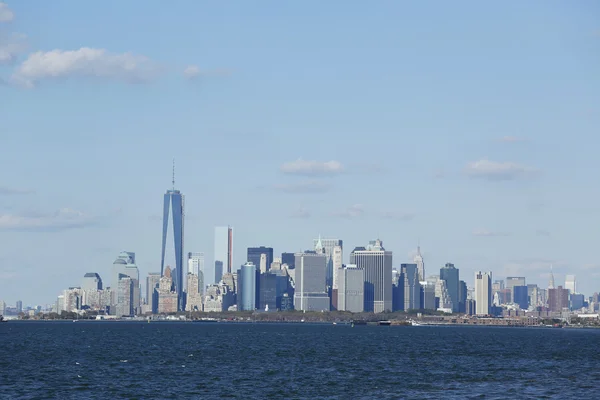 Panorama do horizonte de Lower Manhattan — Fotografia de Stock