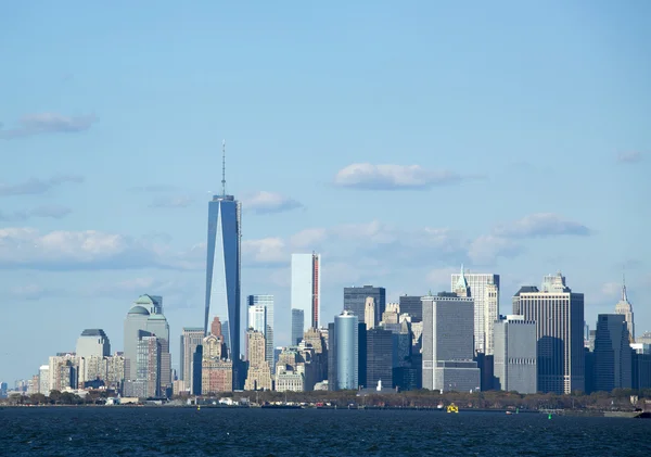 Panorama do horizonte de Lower Manhattan — Fotografia de Stock