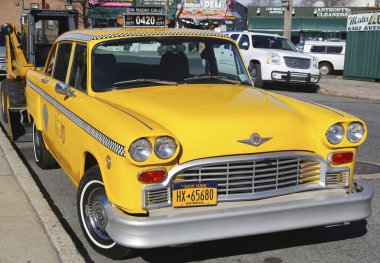 Brooklyn'de denetleyicisi motors corporation tarafından üretilen denetleyicisi taksi